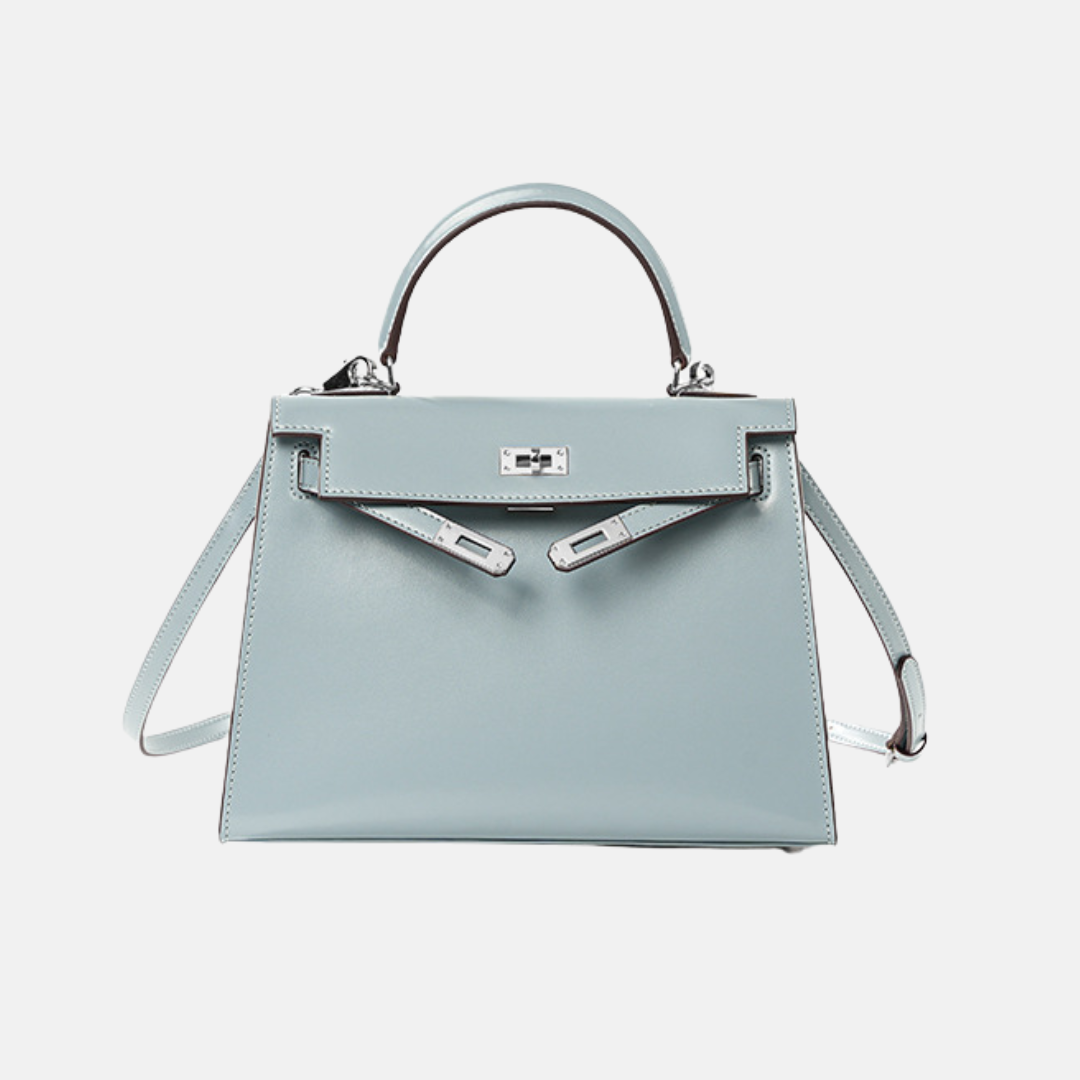 Lućia - Luxuriöse Echtleder Handtasche mit Henkel & in meheren Farben