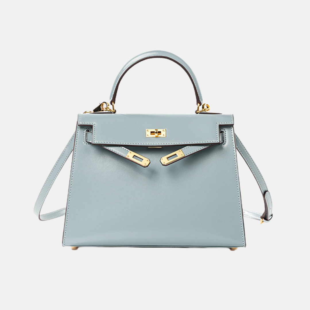 Lućia - Luxuriöse Echtleder Handtasche mit Henkel & in meheren Farben