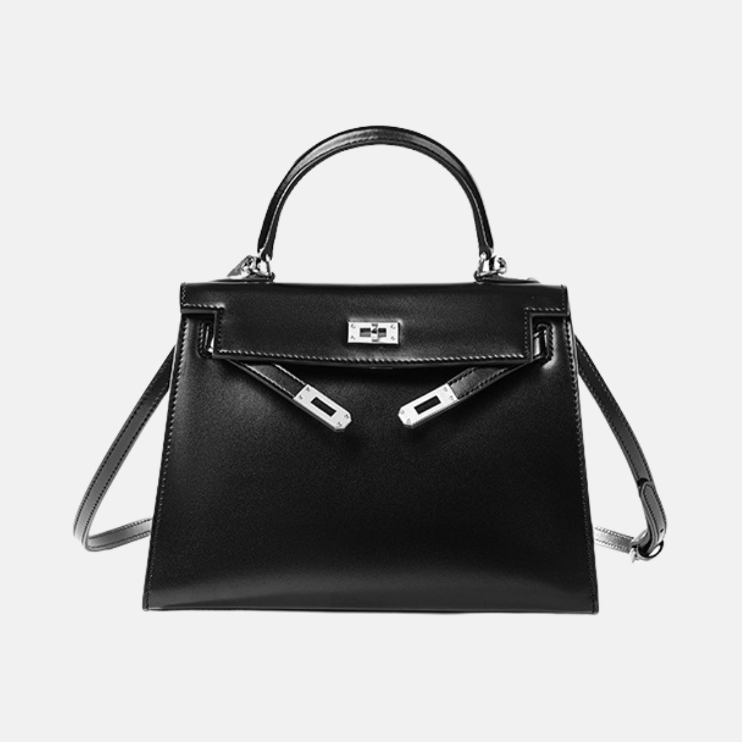 Lućia - Luxuriöse Echtleder Handtasche mit Henkel & in meheren Farben