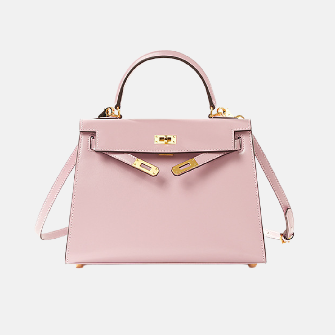 Lućia - Luxuriöse Echtleder Handtasche mit Henkel & in meheren Farben