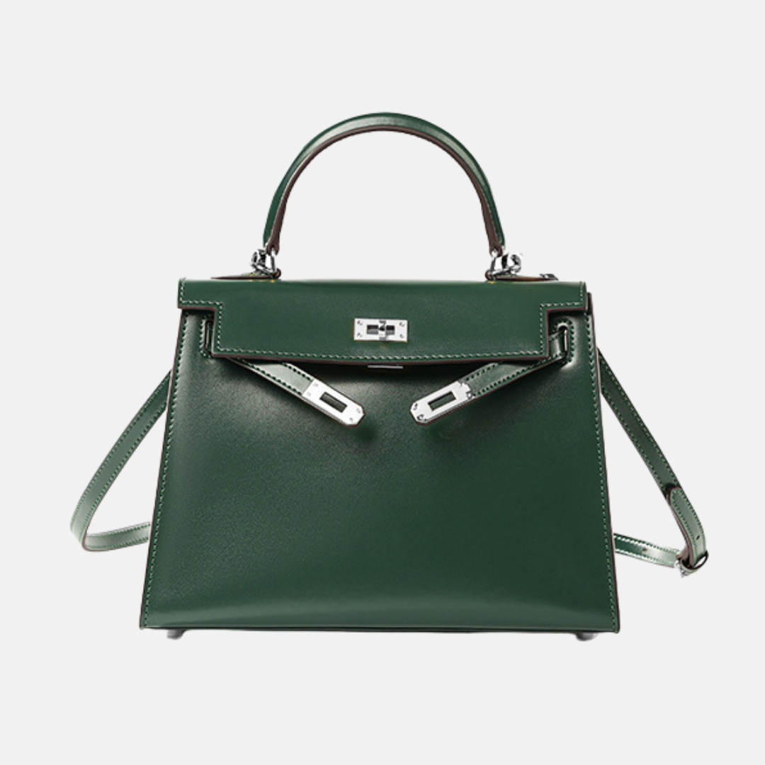 Lućia - Luxuriöse Echtleder Handtasche mit Henkel & in meheren Farben