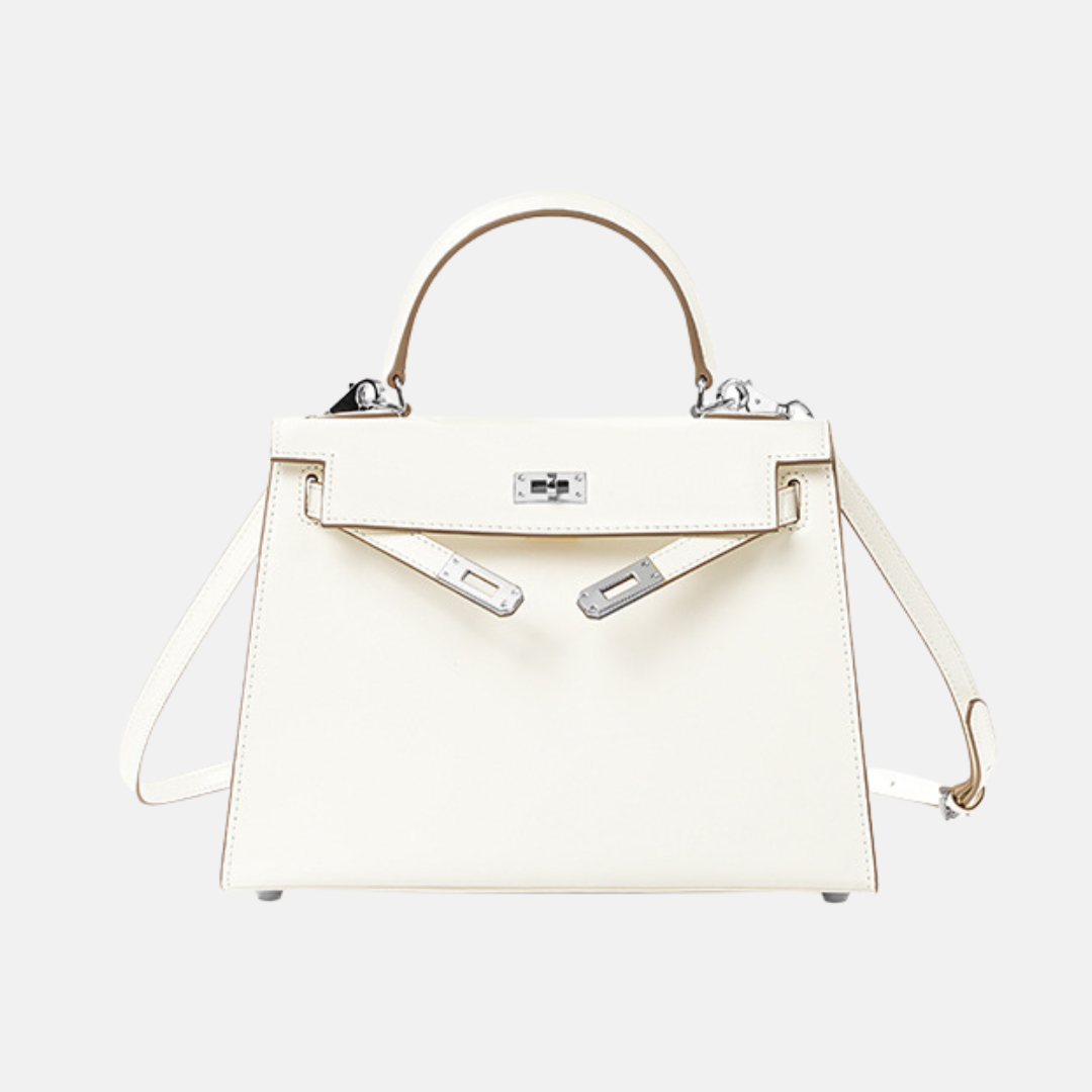 Lućia - Luxuriöse Echtleder Handtasche mit Henkel & in meheren Farben